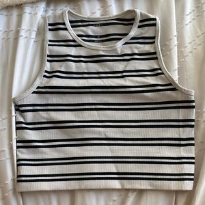 Striped tank top, tight fit, size S/M, great condition